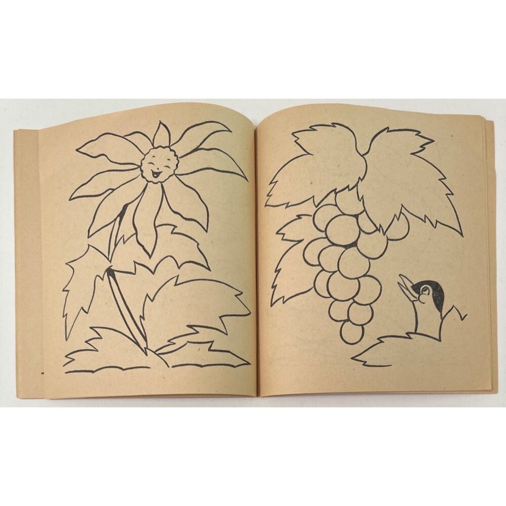 Vtg 1958 First Coloring Book Clarence Biers Whitman Publishing Children Activity - Picture 11 of 16